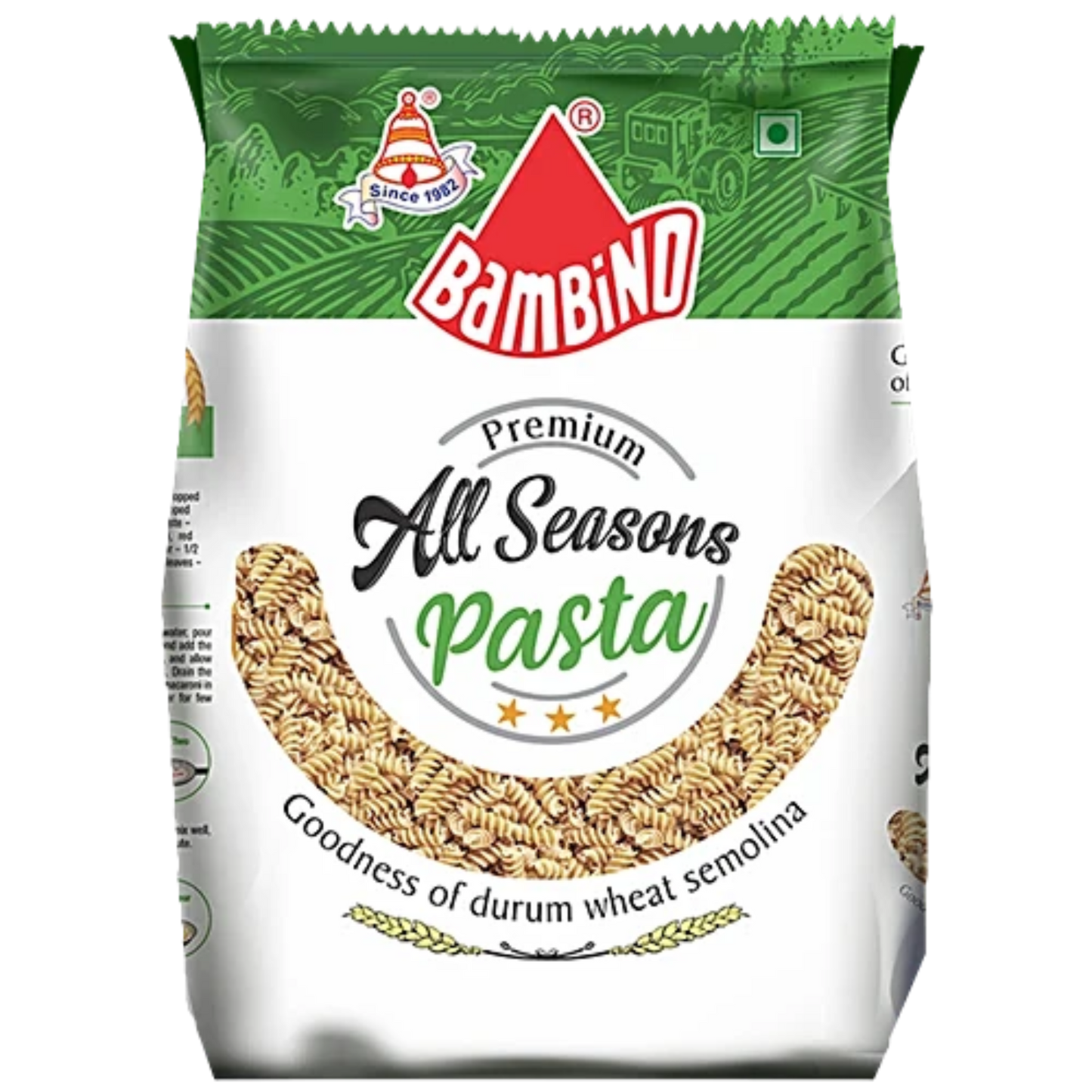 BAMBINO ALL SEASON PASTA SPIRALI 400GM