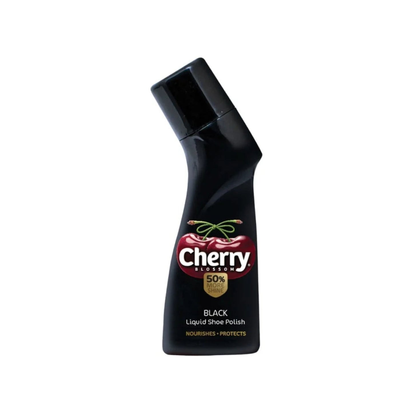 CHERRY LIQUID BLACK POLISH 75 ML. (SHOE POLISH)