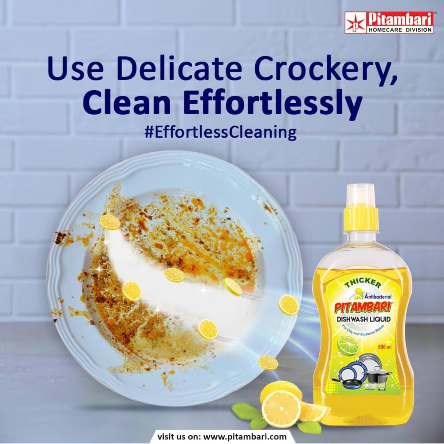 PITAMBRI DISHWASH LIQUID 500ML