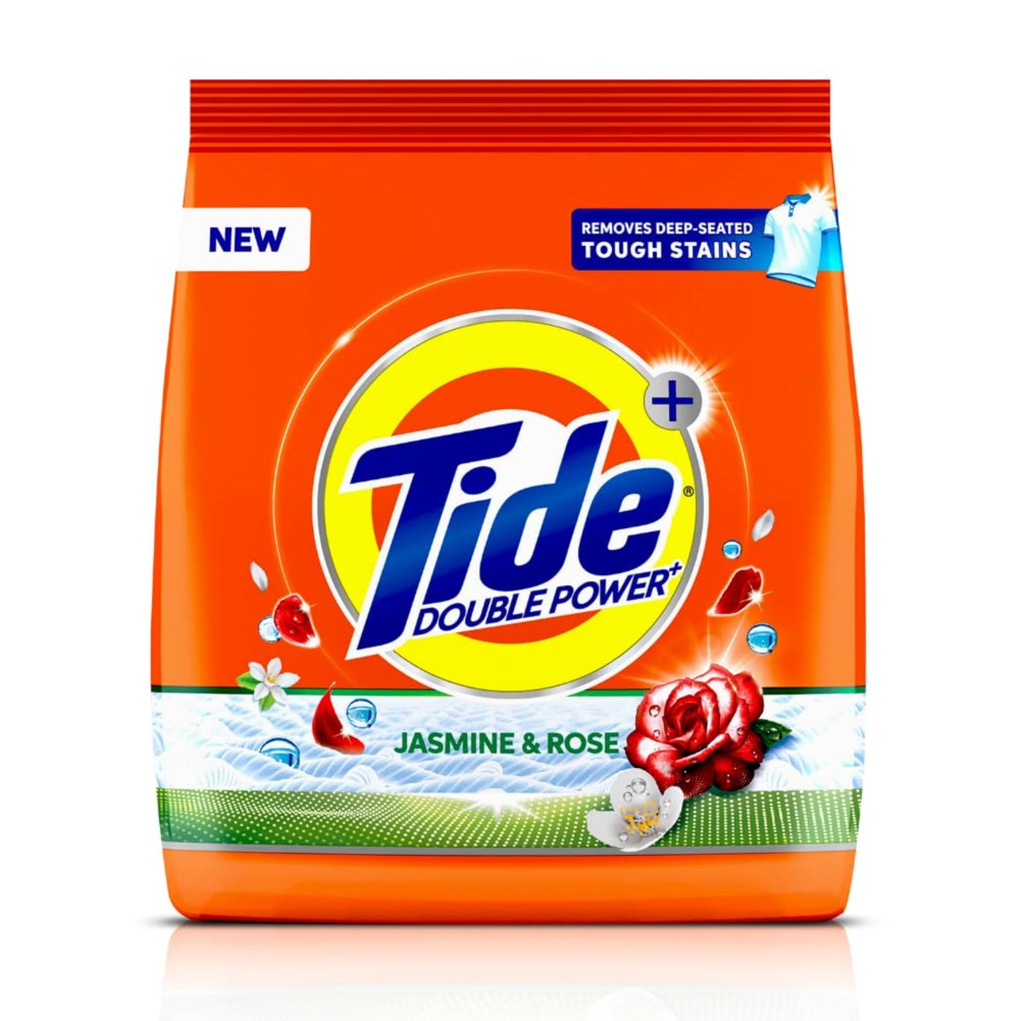 TIDE REGULAR PLUS+ DETERGENT POWDER 500 GM POUCH. (surf)