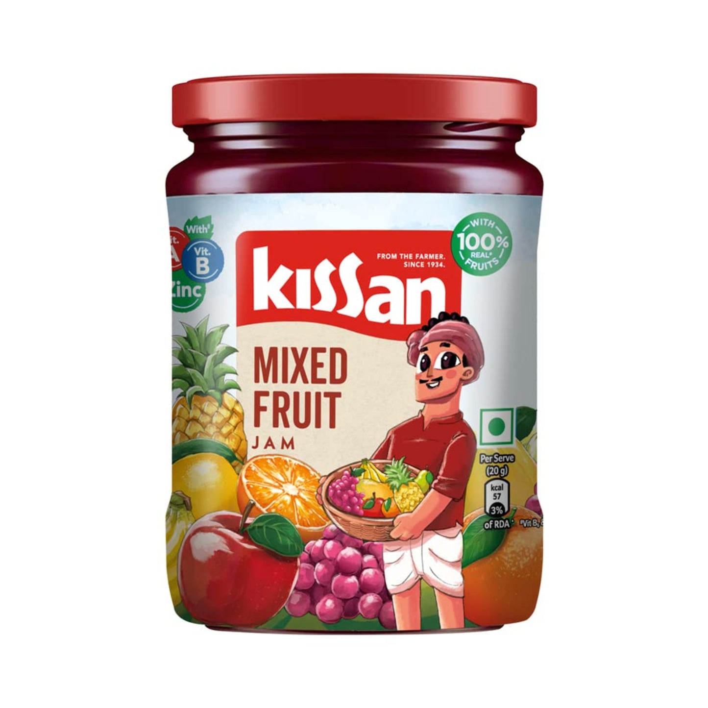 KISSAN JAM MIXED FRUIT 700GM JAR