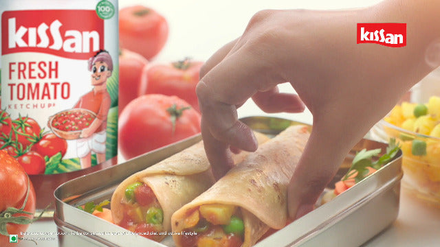 KISSAN TOMATO KETCHUP 1 KG POUCH.