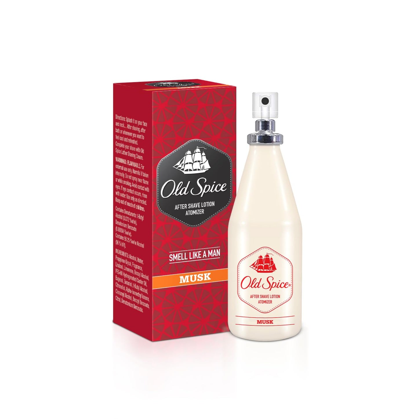 OLD SPICE AFTER SHAVE LOTION MUSK ATOMIZER 150ML