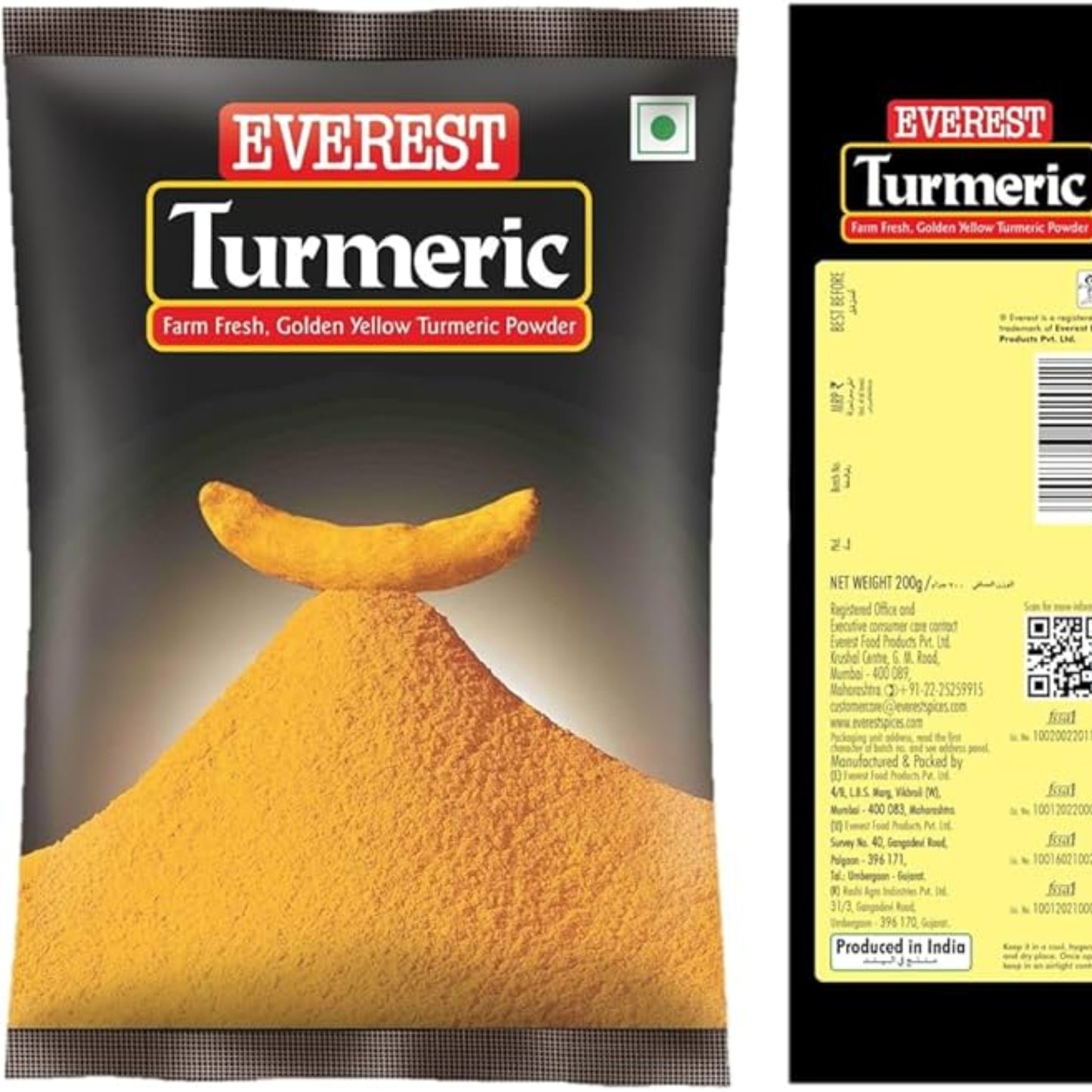 EVEREST HALDI POWDER 100 GM POUCH.