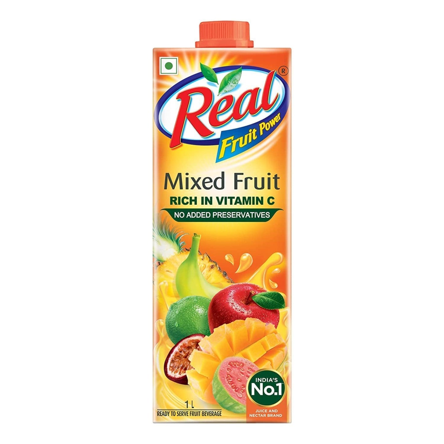REAL MIXED FRUIT 1 LTR TETRA.