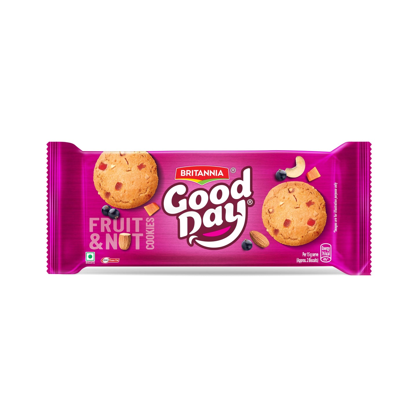 BRITANNIA GOOD DAY FRUIT&NUT 90GM