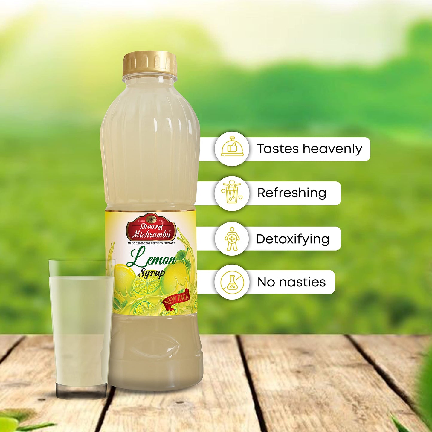 MISHRAMBU LEMON SYRUP 750ML
