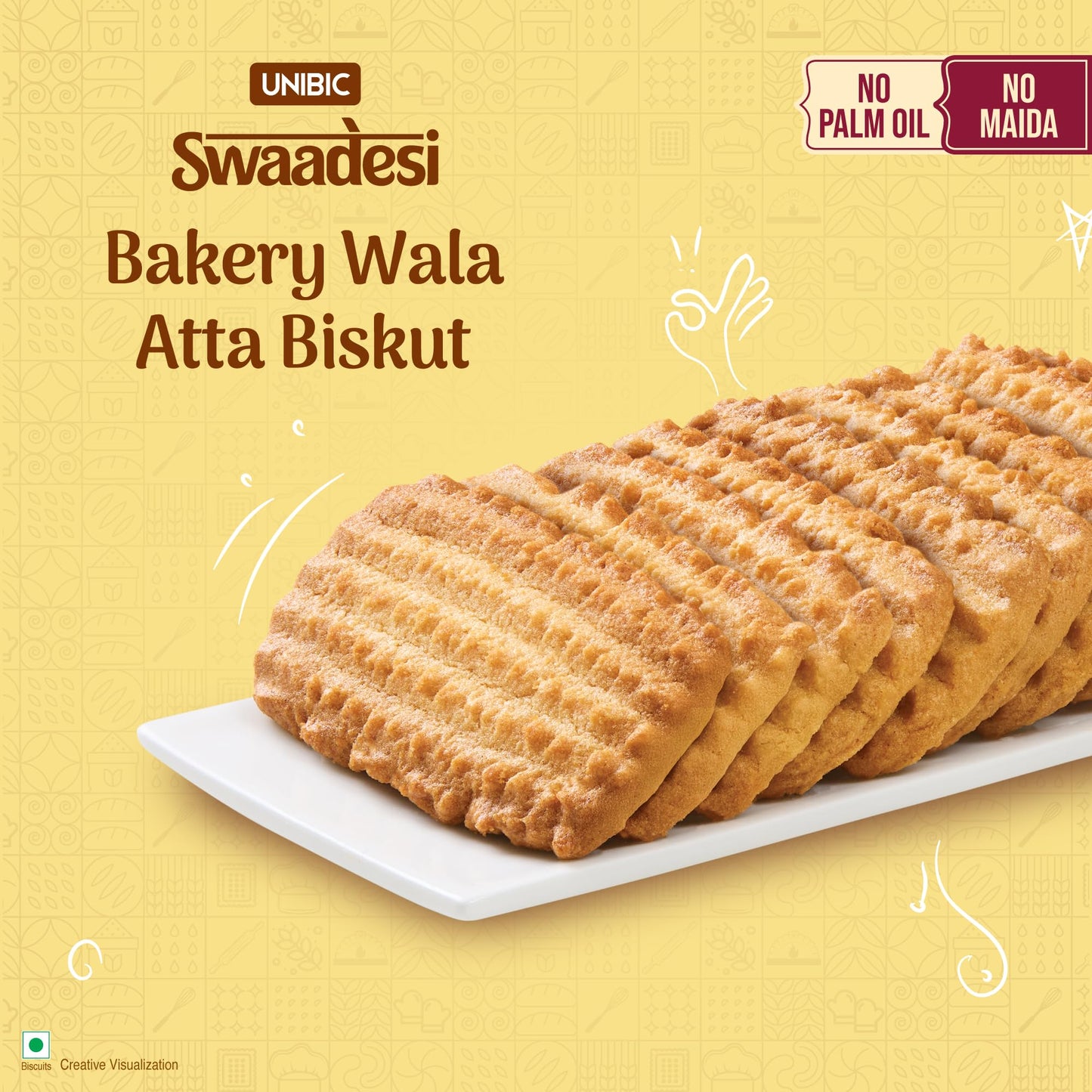 UNIBIC BAKERY ATTA BISCUIT 200GM