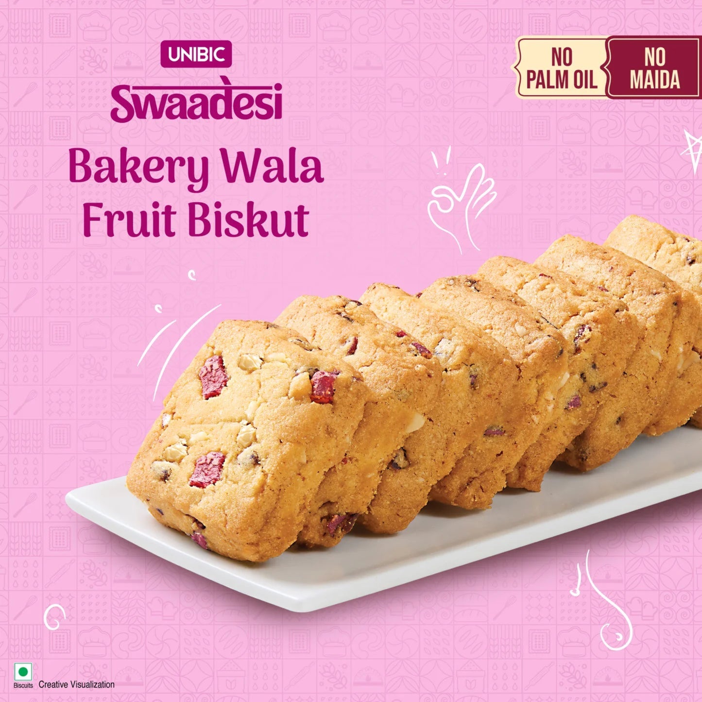 UNIBIC BAKERY FRUIT BISCUIT 200GM