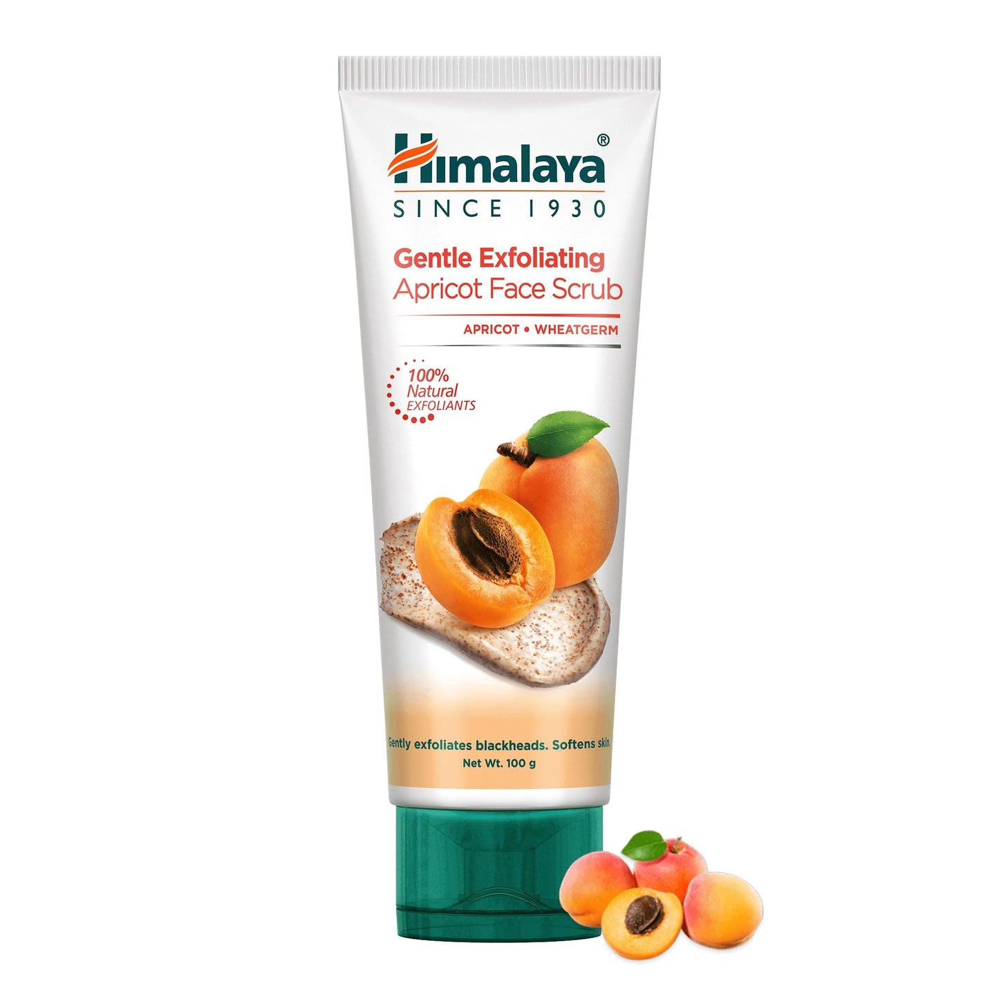 HIMALAYA FACE SCRUB APRICOT & WHEAT 100 GM TUBE.