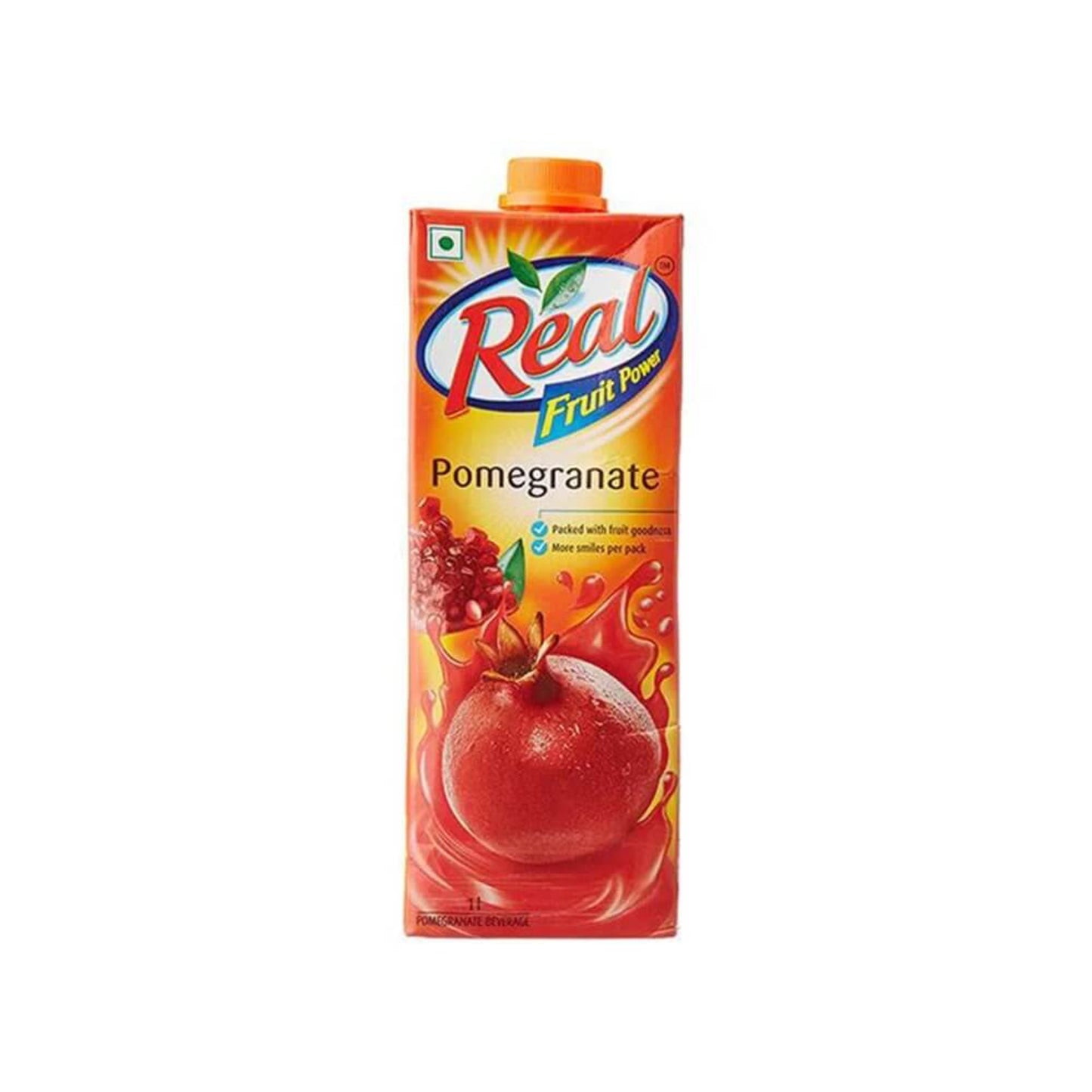 REAL POMEGRANATE JUICE 1 LTR TETRA.