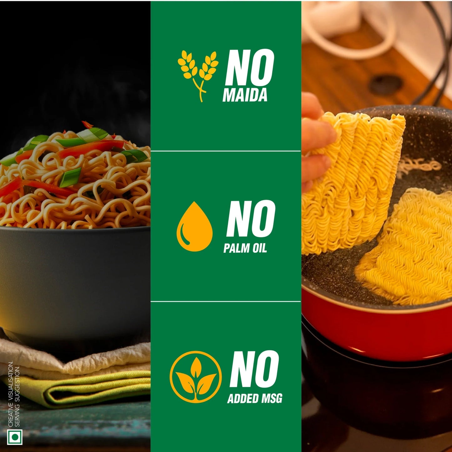 VEEBA INSTANT NOODLES SCHEZWAN FLAVOR 66GM