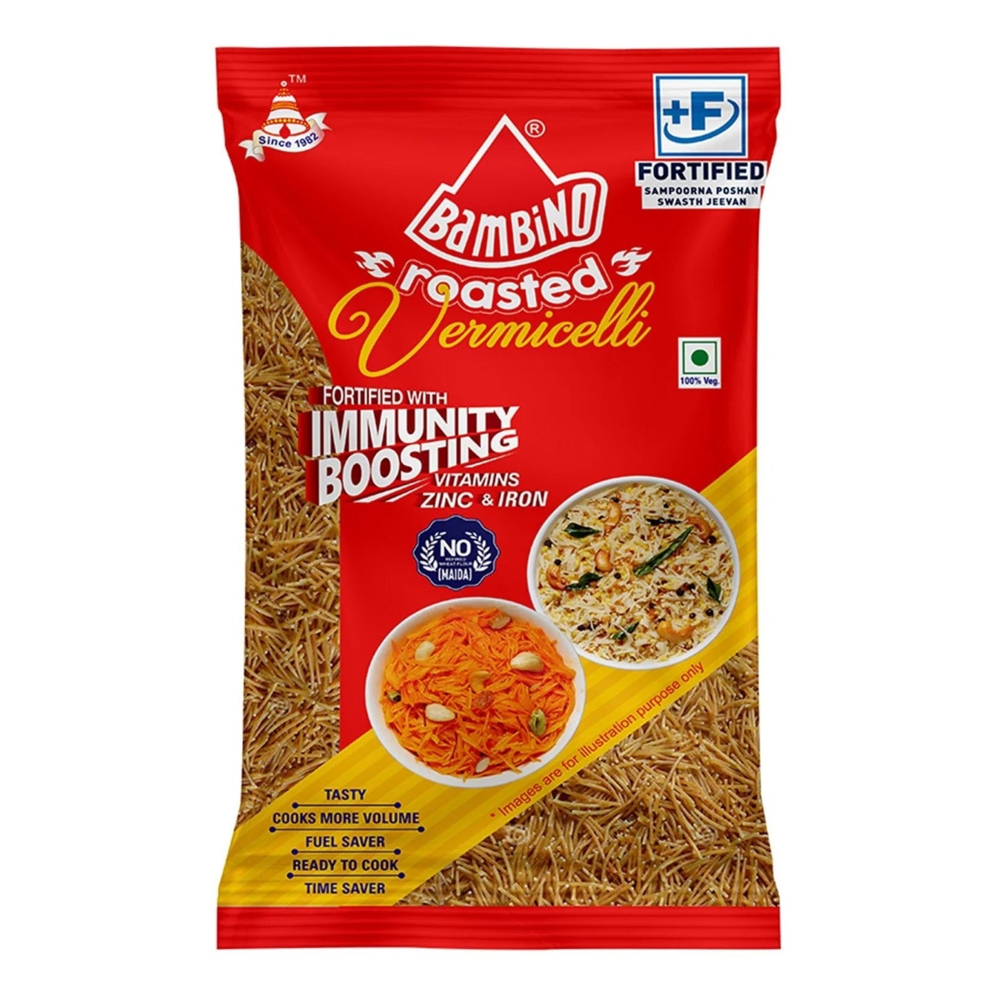 BAMBINO ROASTED VERMICELLI 925 GM POUCH. (Sewaiyan)
