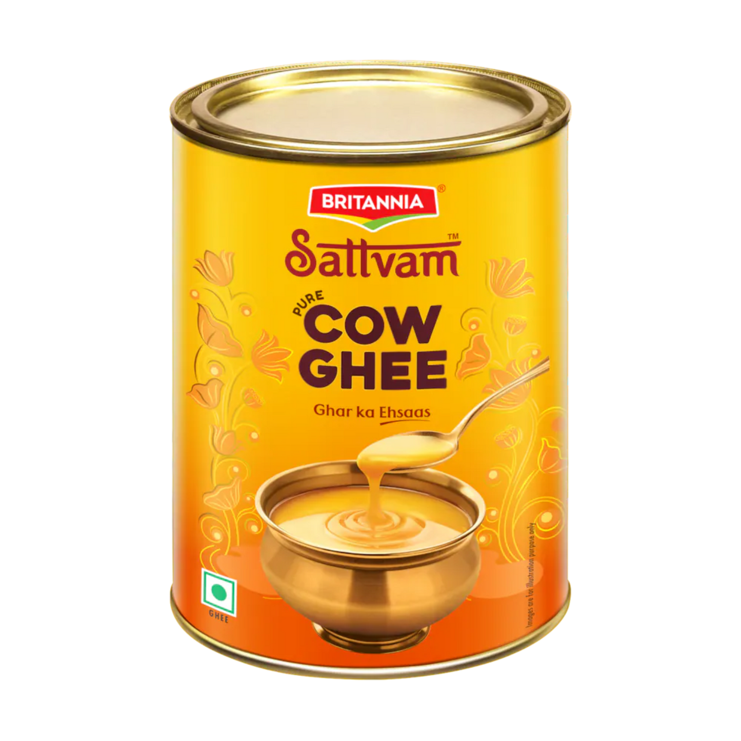 BRITANNIA PURE COW GHEE 1 LTR TIN JAR