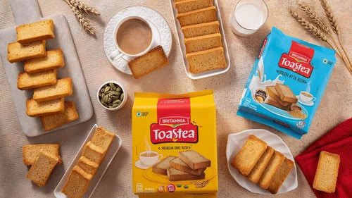 BRITANNIA PREMIUM BAKE RUSK 200 GM PACKET