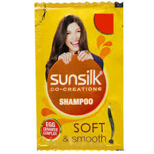 SUNSILK SOFT N SMOOTH SHAMPOO SACHET 5ML YELLOW