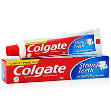 COLGATE STRONG TEETH CAVITY PROTECTION 150 GM.