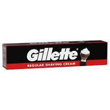 GILLETTE SHAVING CREAM REGULAR 70 GM TUBE.