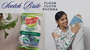SCOTCH BRITE FLOOR CLOTH POCHHA 1 PCS POUCH.
