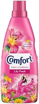 COMFORT LILY FRESH PINK 800 ML BOTTLE.