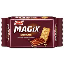 PARLE MAGIX CREAM CHOCOLATE BISCUITS 125 GM.