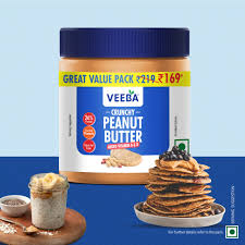 VEEBA PEANUT BUTTER CRUNCHY 340GM