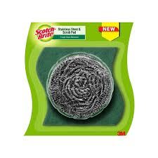 SCOTCH BRITE STAINLESS STEEL SCRUB 1 PCS