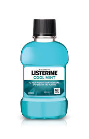 LISTERINE COOL MINT MOUTH WASH 80 ML BOTTLE.
