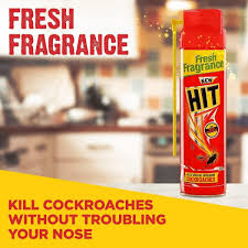 HIT KILLS HIDDEN COCKROACHES 225 ML CAN.