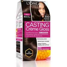 LOREAL CASTING CREME (300) DARKEST BROWN 160ML BOX
