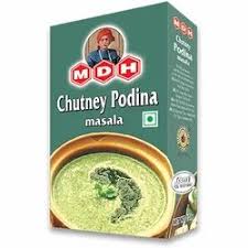 MDH CHUTNEY PUDINA MASALA 100 GM.CRTN