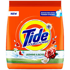 TIDE JASMINE & ROSE DETERGENT POWDER 500 GM POUCH.