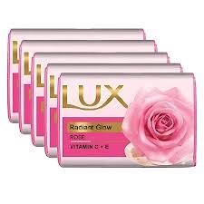 LUX RADIANT GLOW PINK SOAP 75GM*4