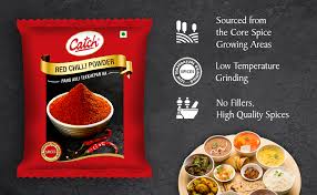 CATCH RED CHILLI POWDER 500 GM POUCH.