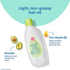 JOHNSON BABY HAIR OIL 100 ML BOTTLE.
