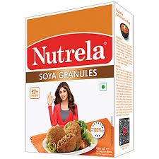RUCHI NUTRELA SOYA GRANULES 200 GM BOX.
