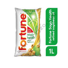FORTUNE REFINED SOYA OIL 1 LTR POUCH.