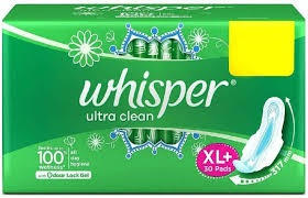 WHISPER ULTRA CLEAN (XL) WINGS 30 PADS.