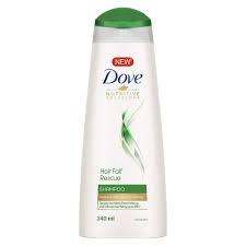 DOVE HAIR FALL RESCUE SHAMPOO 340 ML BOTTLE.