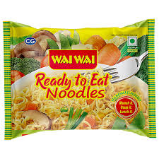 WAI WAI VEG NOODLES 70 GM POUCH.