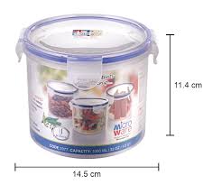 JOYO 4 SIDE LOCK 1077 1000ML ROUND 1PIECE