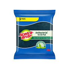 SCOTCH BRITE ANTI-BACTERIAL SCRUB PAD 1PC