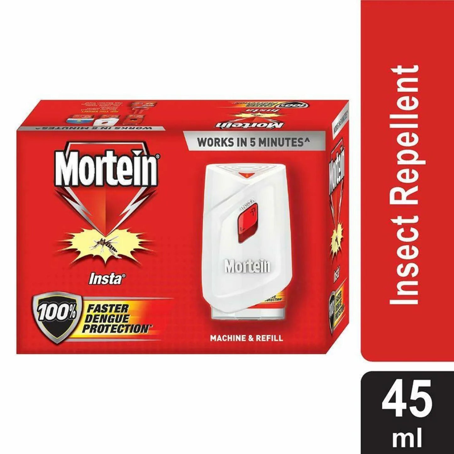 MORTEIN INSTA 5 1 MACHINE+1 REFILL 1 BOX