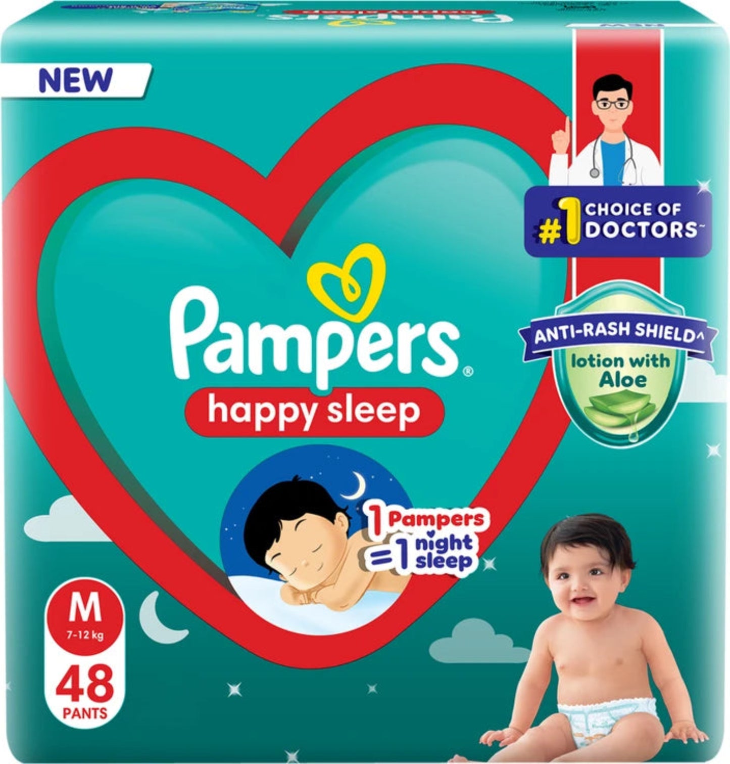 PAMPERS M48 PANTS (DIAPERS)