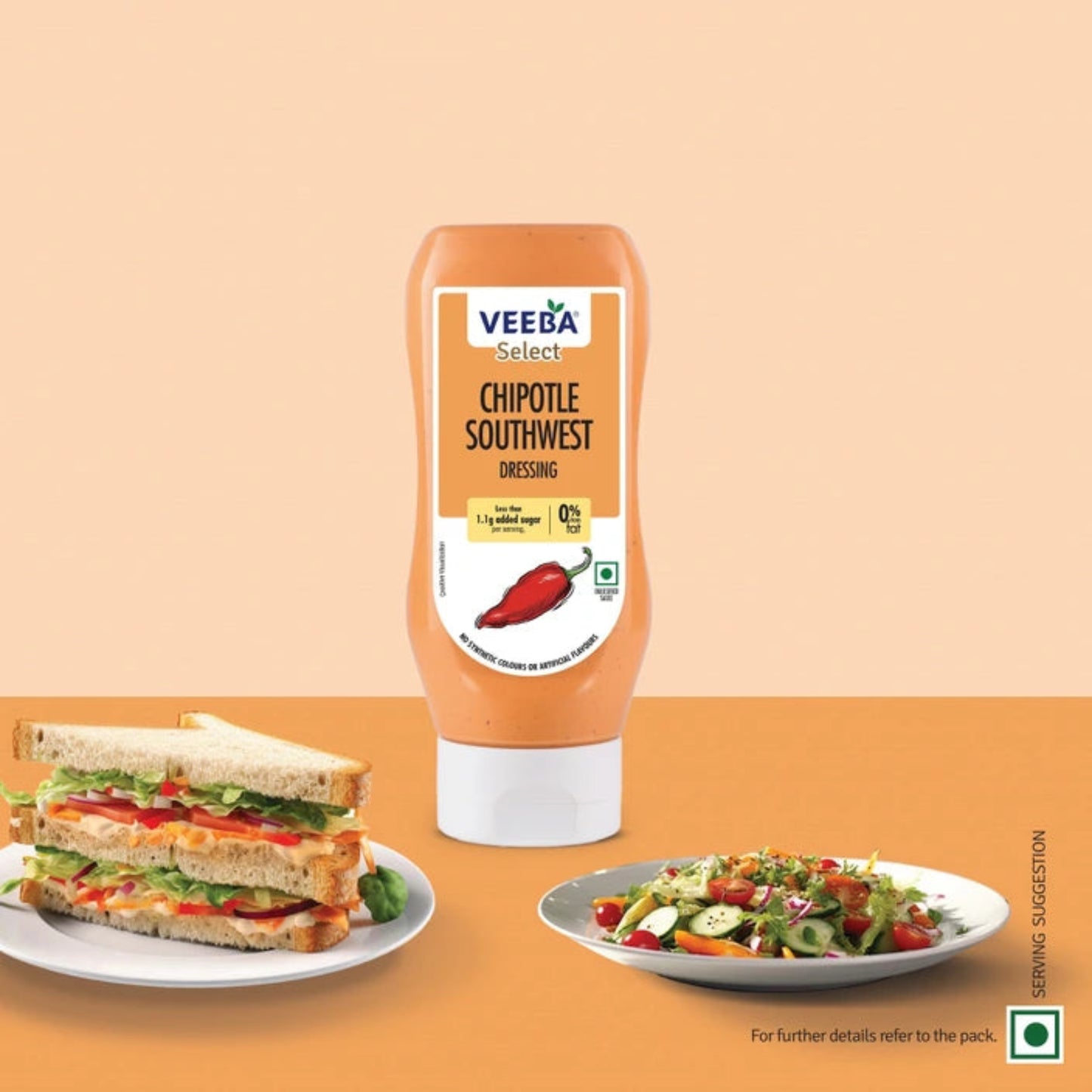 VEEBA CHIPOTLE SOUTHWEST DRESSING 300GM