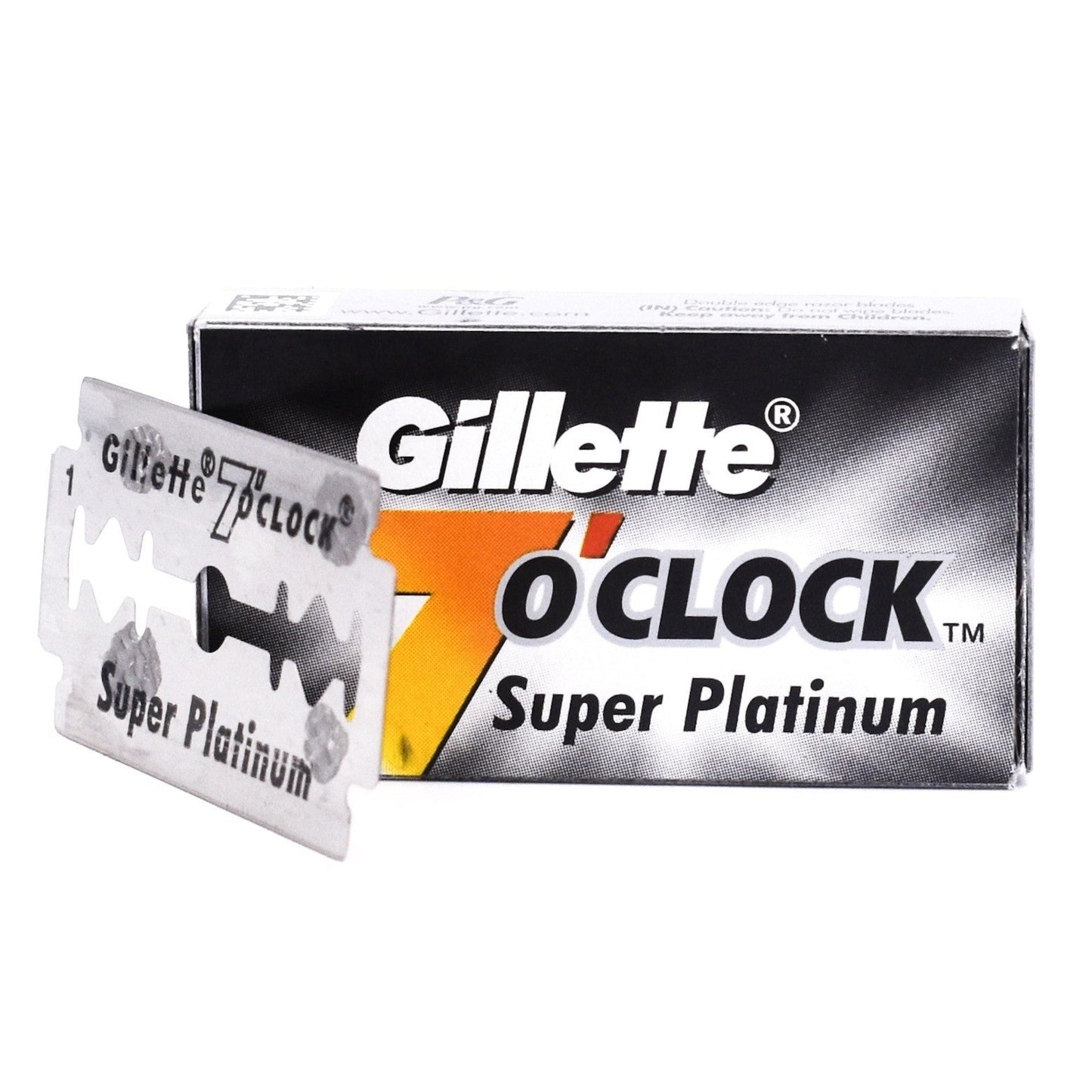GILLETTE 7 O CLOCK SUPER PLATINUM 5 (S) BLADE