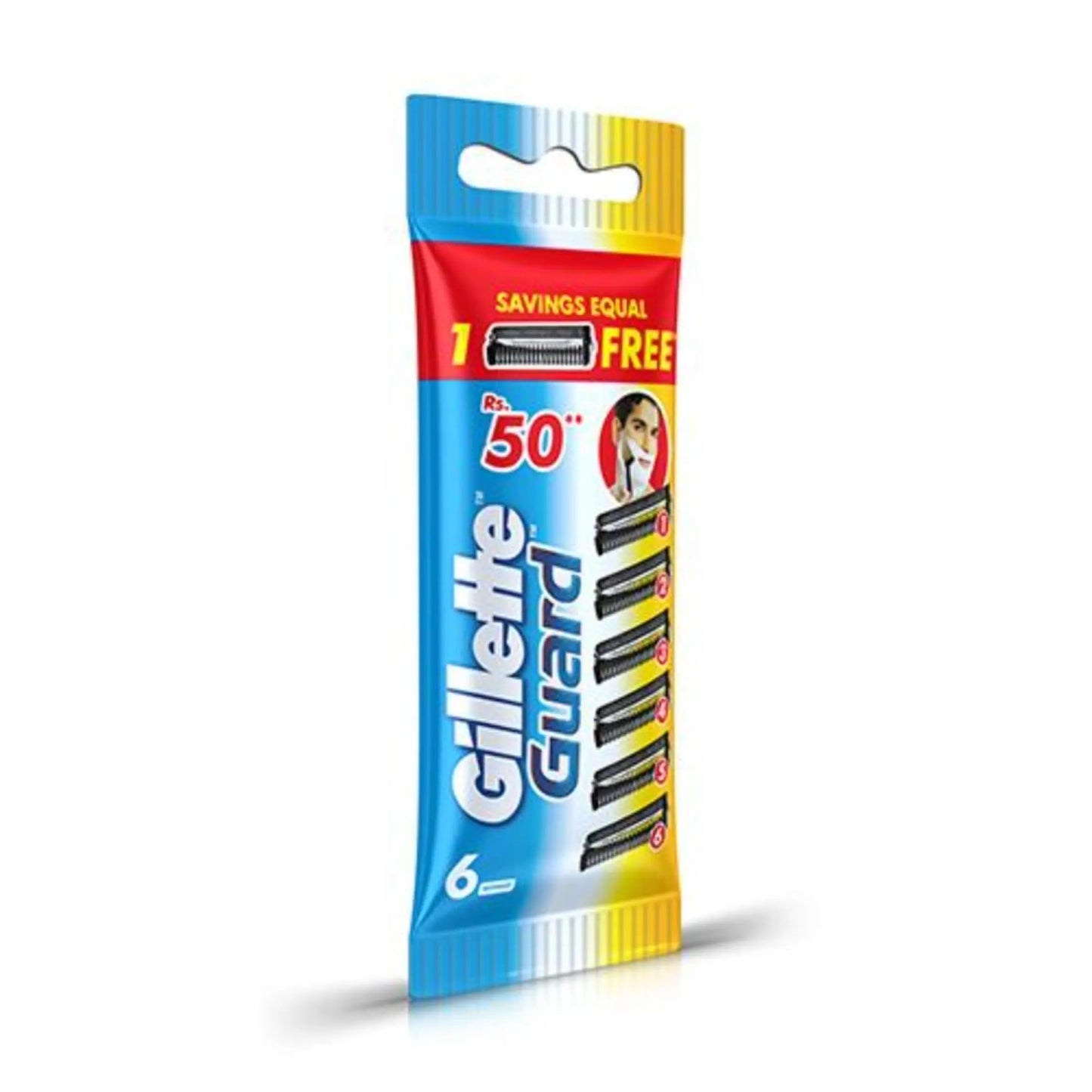 GILLETTE GUARD 6 BLADE.