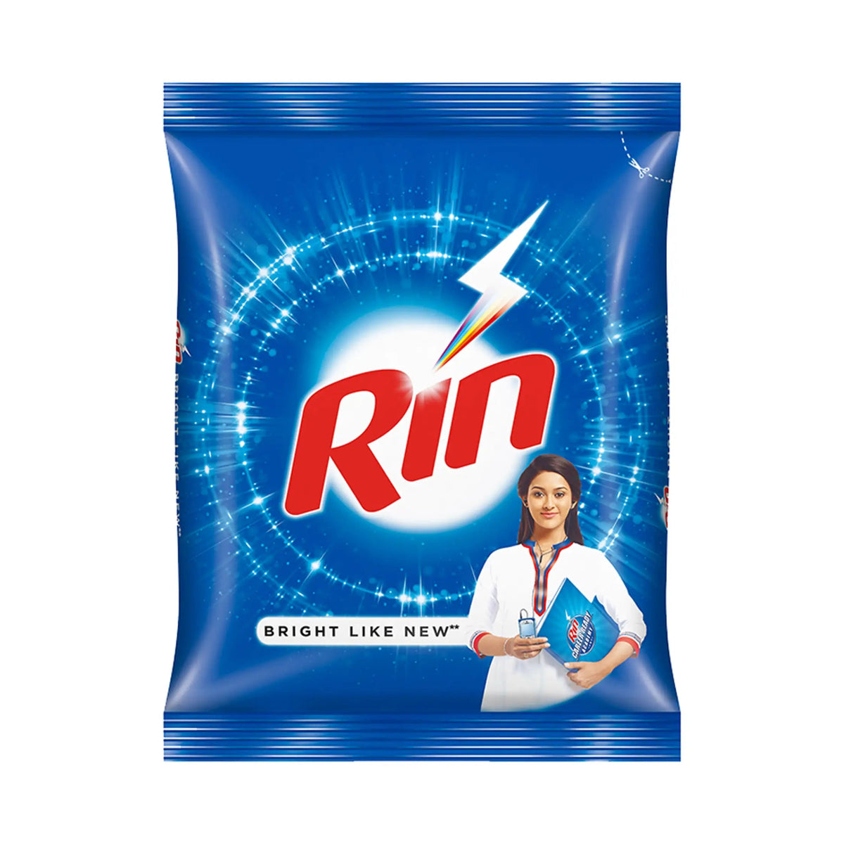 RIN REGULAR DETERGENT POWDER 1 KG POUCH.