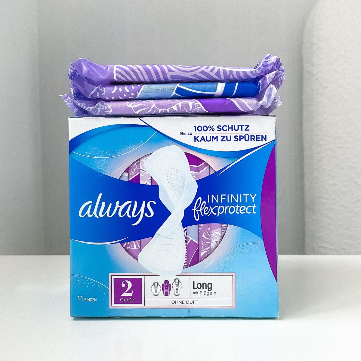 SANITARY PADS, PERIOD UNDERWEAR, PANTY LINERS
