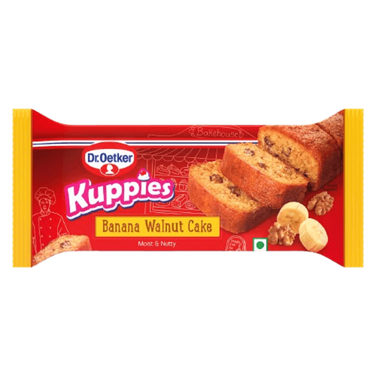 KUPPIES BANANA WALNUT CAKE 125GM